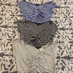 3 Crop Tops Bundle